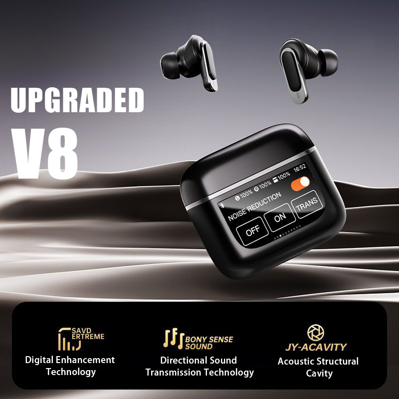 Atiross™ Noise Cancelling Bluetooth Earbuds With Display