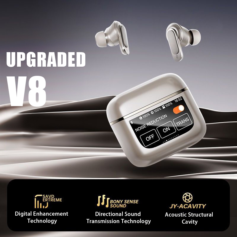 Atiross™ Noise Cancelling Bluetooth Earbuds With Display