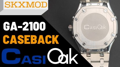 [SKXMOD] Metal Caseback for "CasiOak" Modding Kits