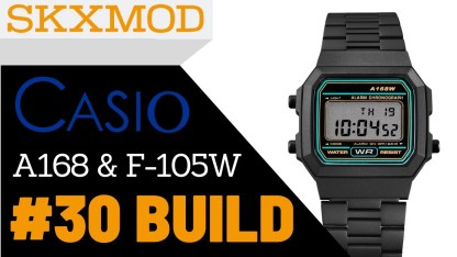 [SKXMOD] #30 A168 & F-105W Completed Build