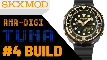[SKXMOD] #4 Ana-Digi Tuna Completed Build | Steel Version