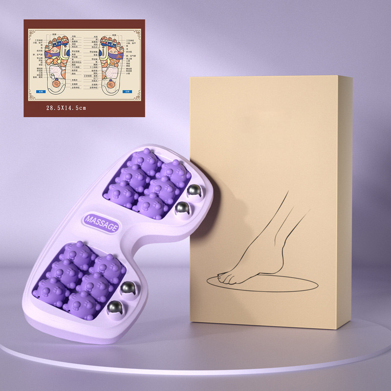 穴位磁療滾輪腳底按摩器