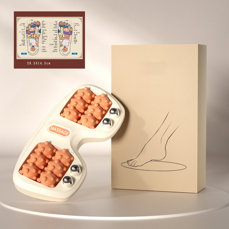 穴位磁療滾輪腳底按摩器