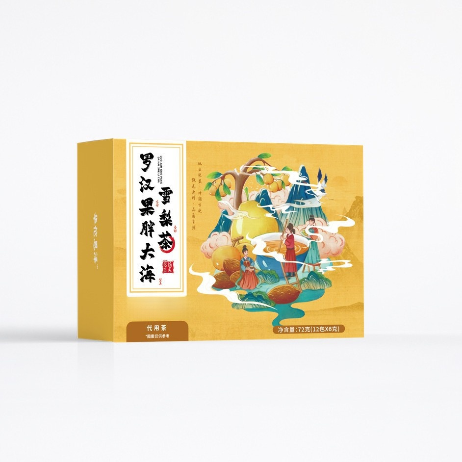 【咽喉伴侶】羅漢果胖大海雪梨茶