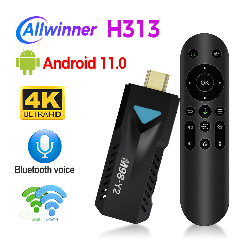 DEYSINN  M98-Y2 TV STICK,4K 1+8G,Allwinner H313 Quad-core ARM Cortex-A53 CPU,2.4GHz.-DEYSINN Projector & TVBOX