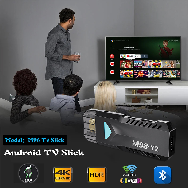 DEYSINN  M98-Y2 TV STICK,4K 1+8G,Allwinner H313 Quad-core ARM Cortex-A53 CPU,2.4GHz.-DEYSINN Projector & TVBOX