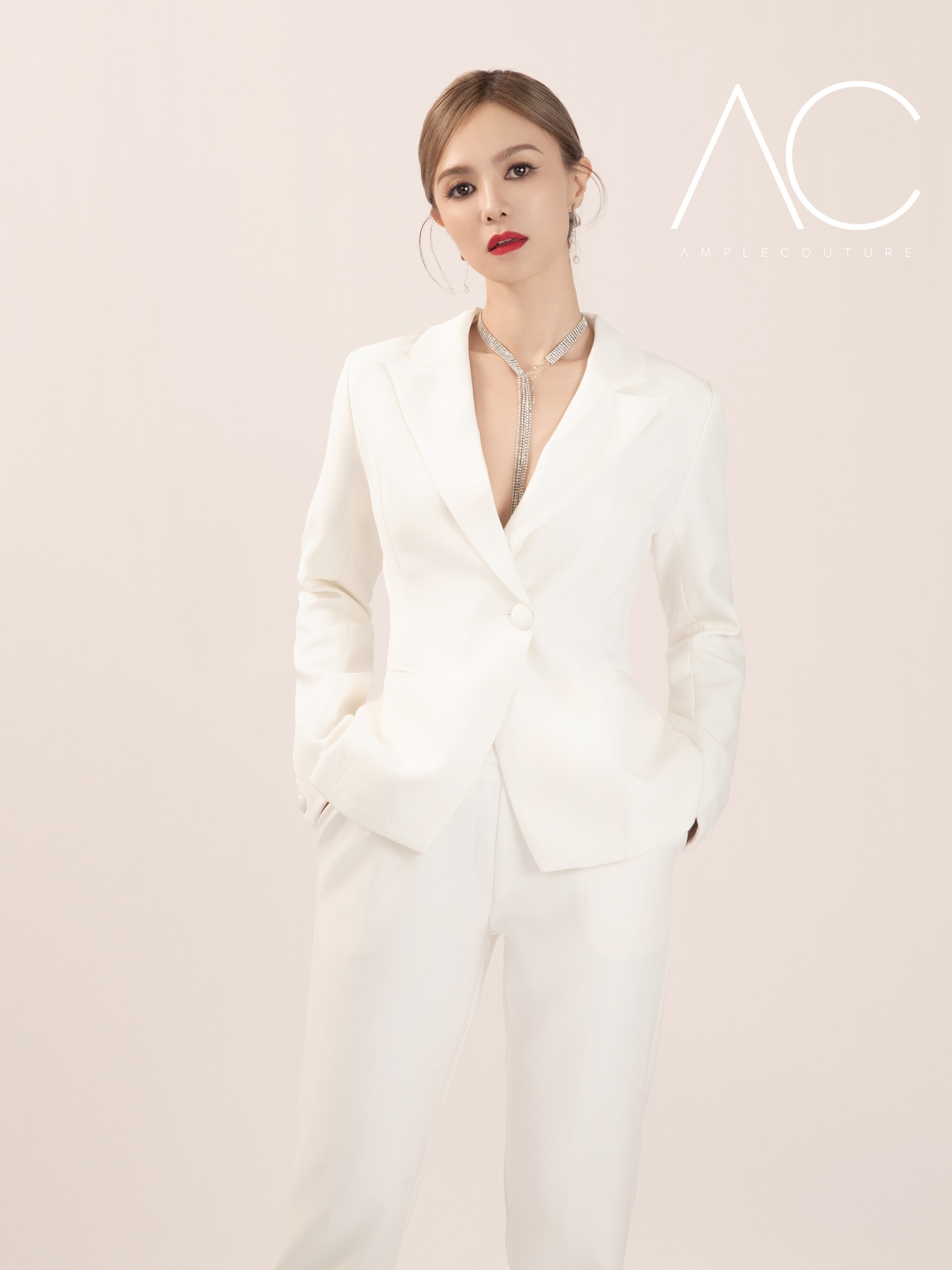 [Aspire to Inspire] Long Sleeve Front Button Blazer ACX04