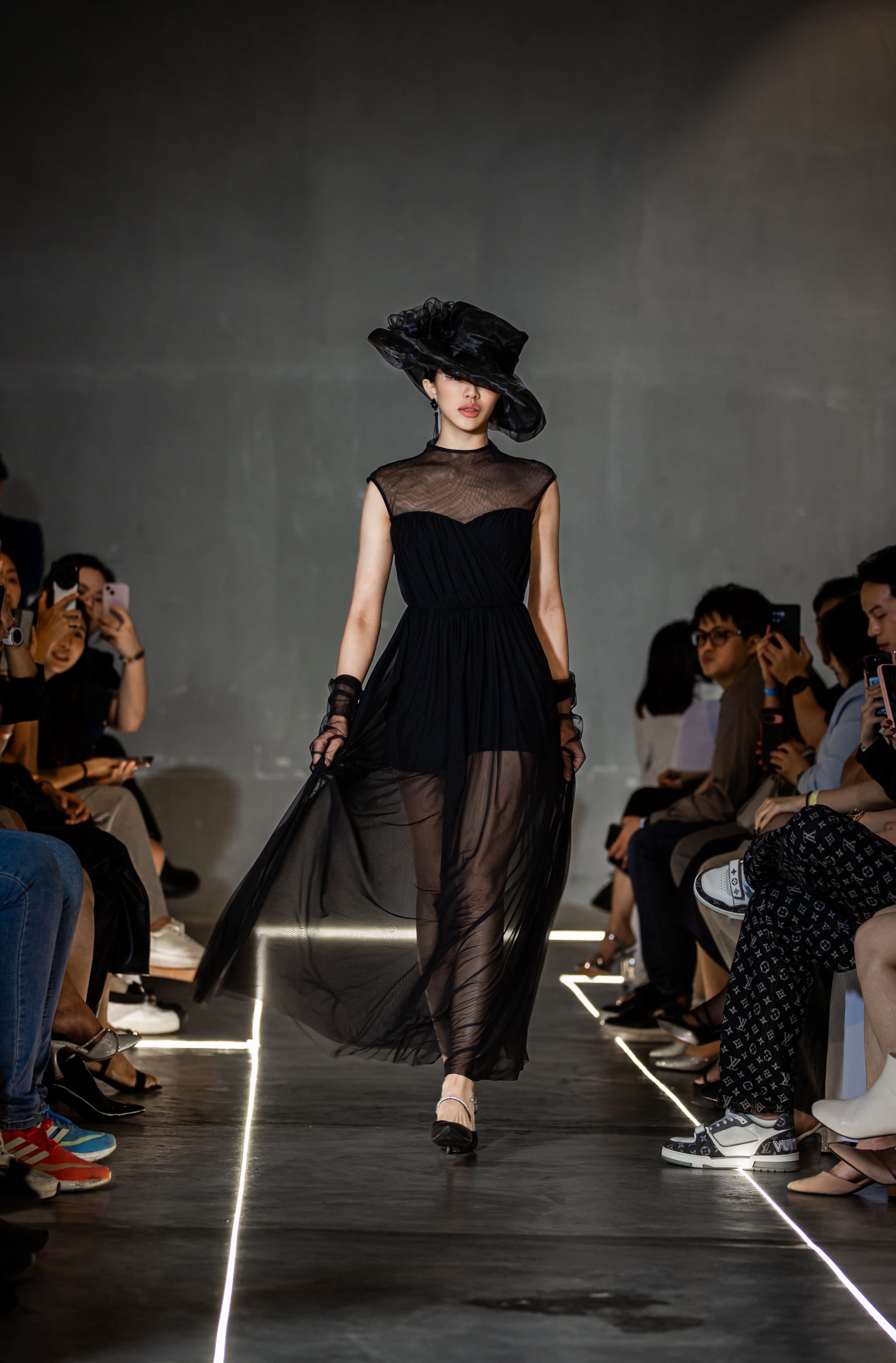 Soft Drape Mesh Dress ACX14