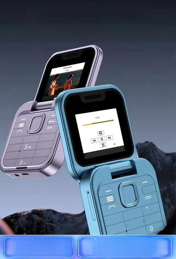 [รุ่นใหม่ล่าสุดปี 2025] โทรศัพท์ปุ่มกดฝาพับ