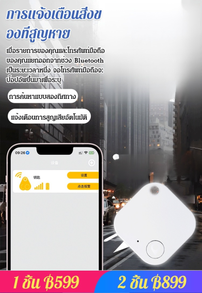 อุปกรณ์ป้องกันการสูญเสีย ซิป GPS อัจฉริยะ