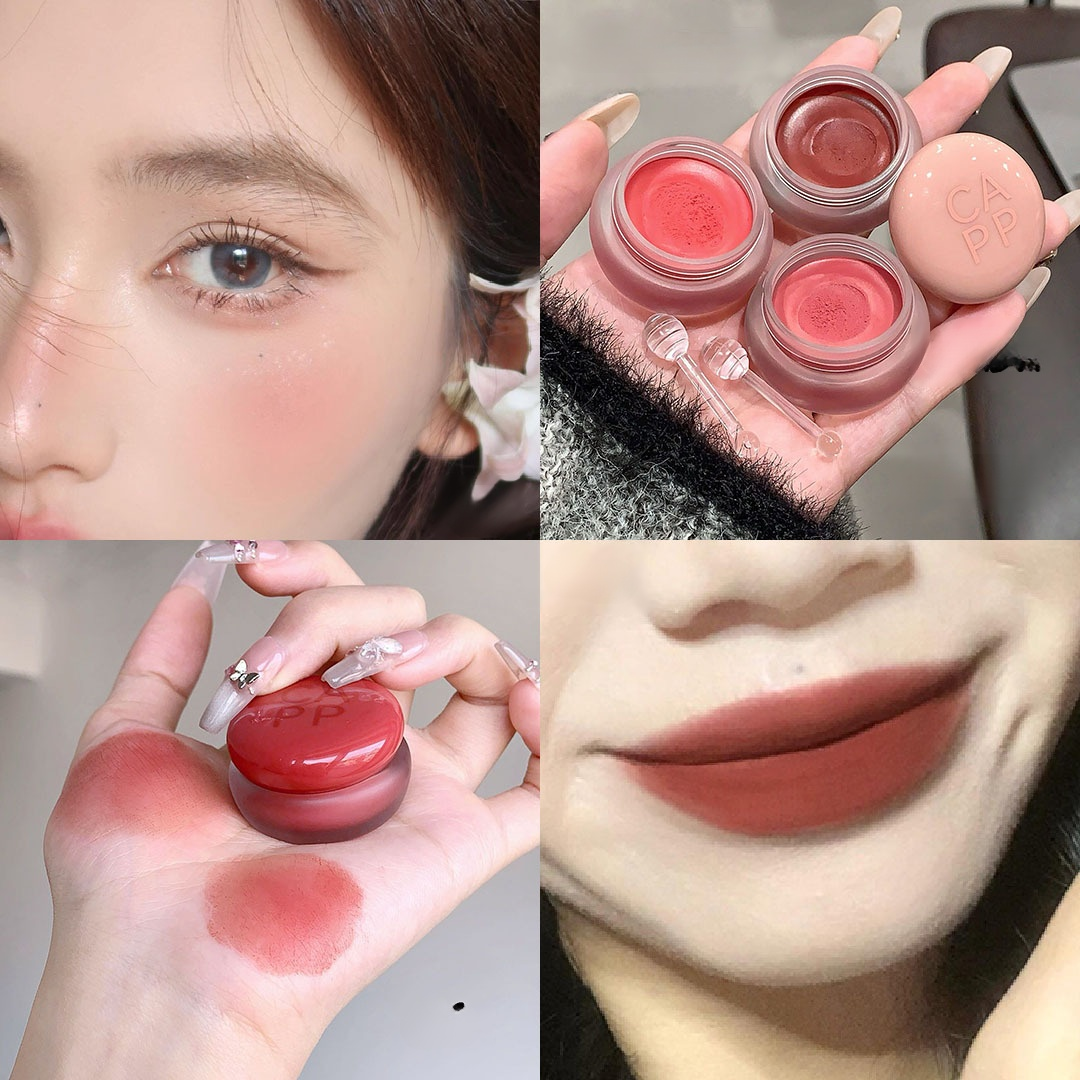 ลิปโคลนทาริมฝีปากและแก้มหน้าแบบใช้ได้หลายแบบ 