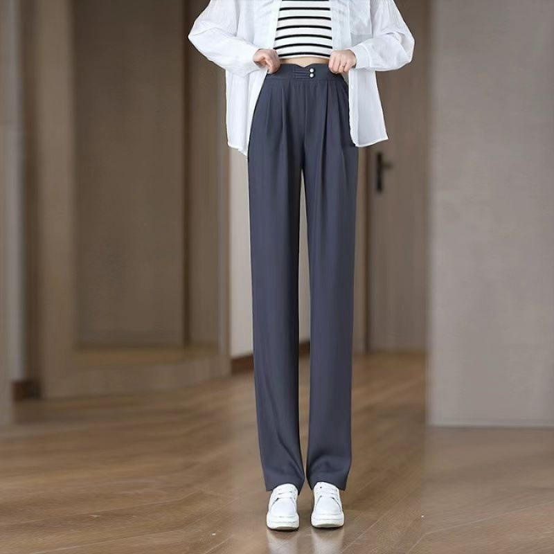 垂感窄版顯瘦涼涼褲