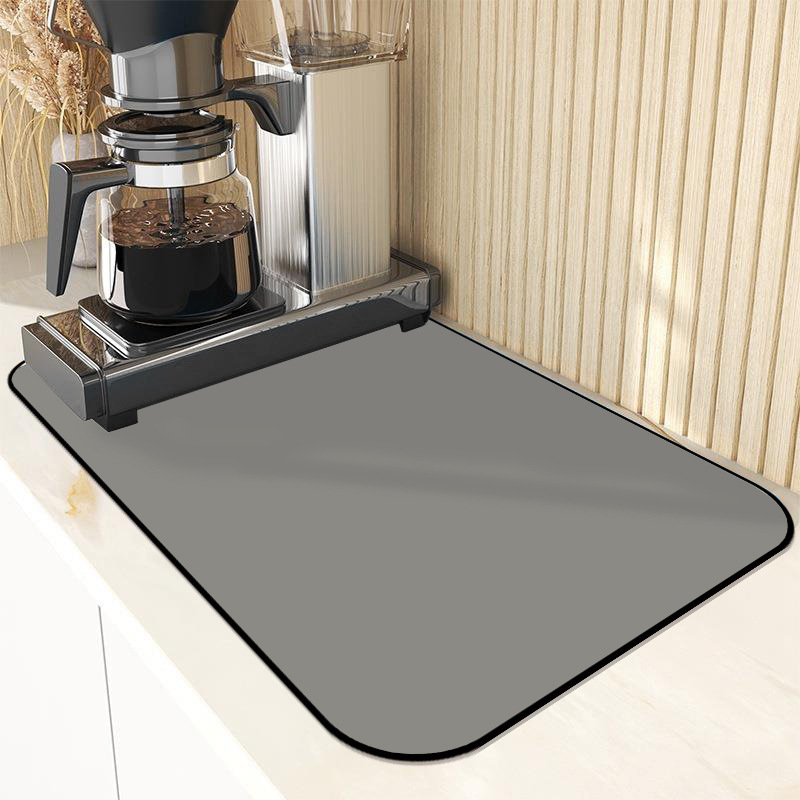 純色簡約廚房瀝水墊
