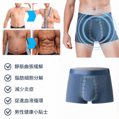男士按摩磁療內褲