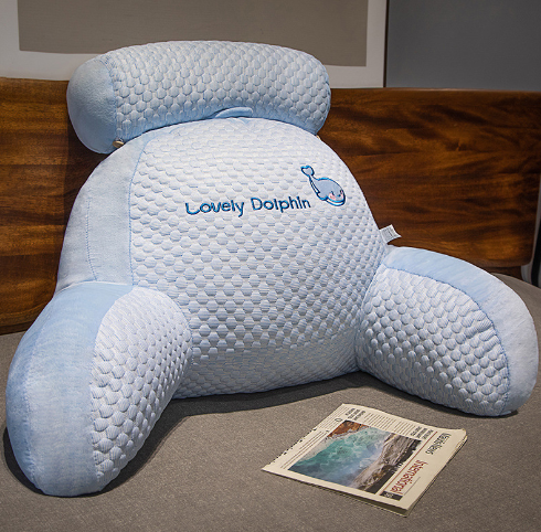 【凉感冰豆豆】多功能護腰靠枕