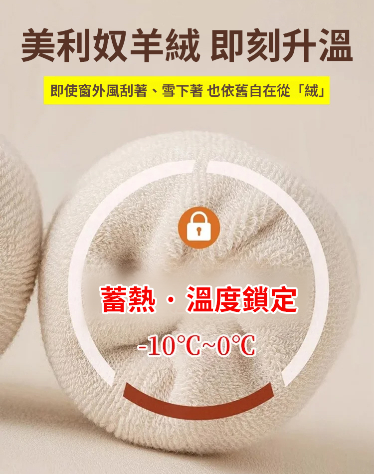 秋冬加厚高橡實男士保暖中筒襪