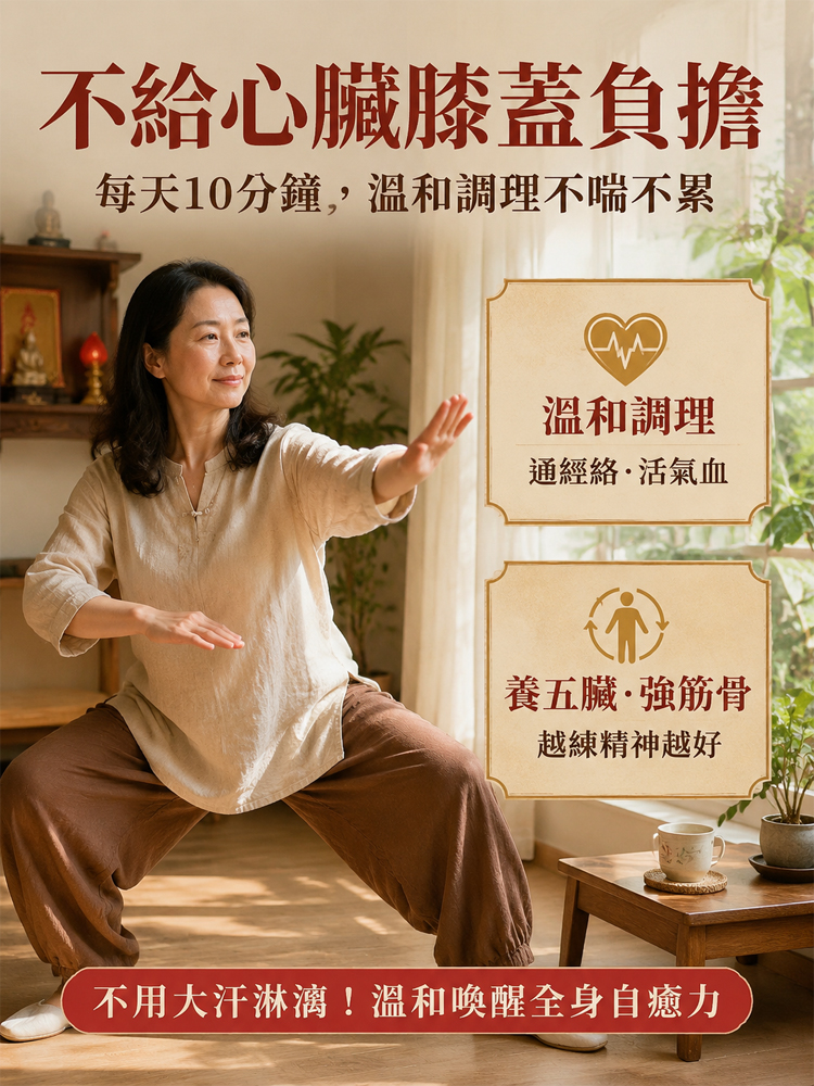 【老祖宗的保命神功】每天10分鐘，通氣血強五臟！