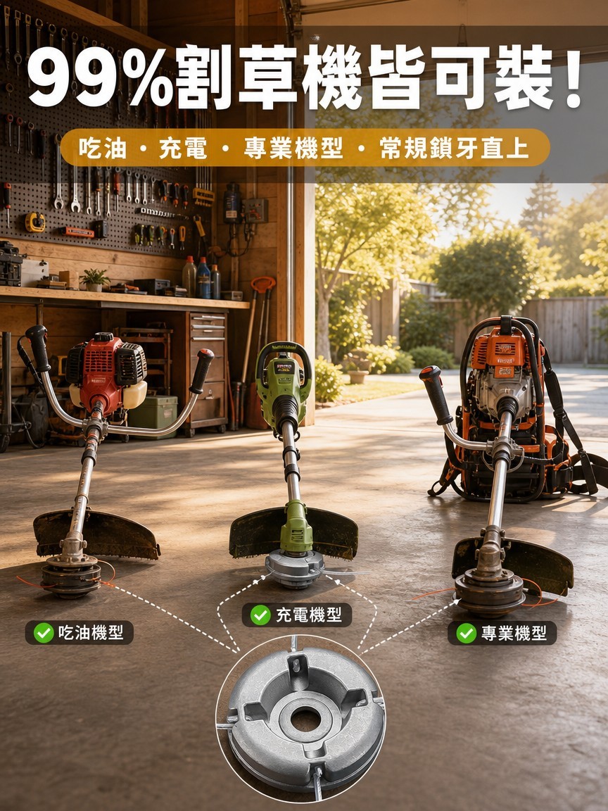 新款鋁合金割草機打草頭
