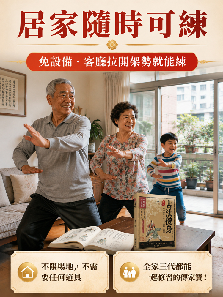 【老祖宗的保命神功】每天10分鐘，通氣血強五臟！