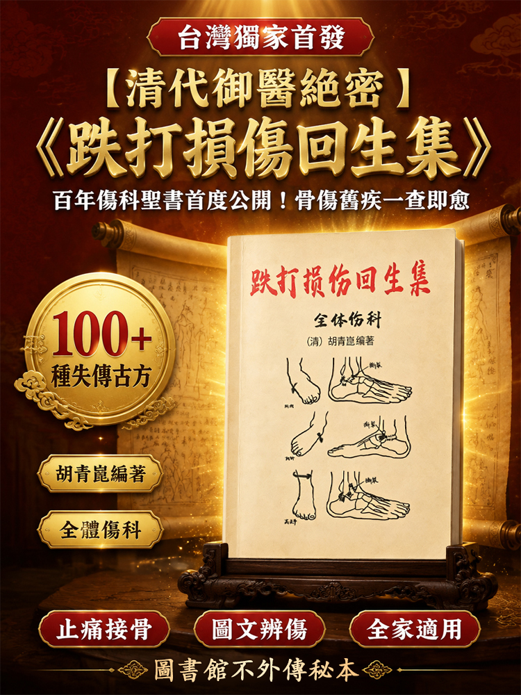 【失傳秘本】跌打損傷回生集 骨傷痛症一查即愈
