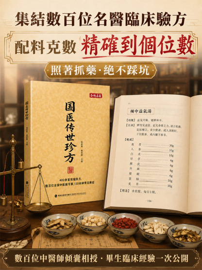 國醫傳世珍方書籍