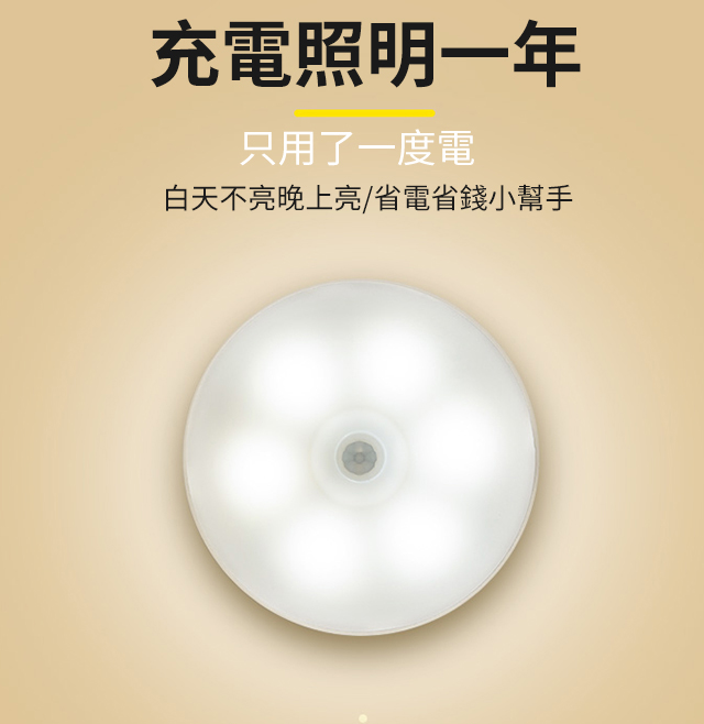 智慧感應燈小夜燈LED