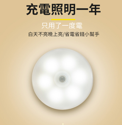 智慧感應燈小夜燈LED