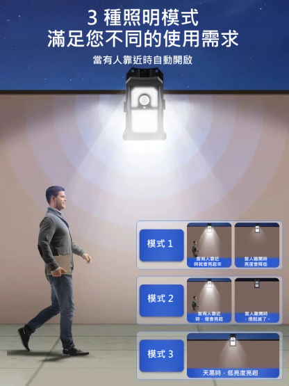 太陽能戶外夾子燈