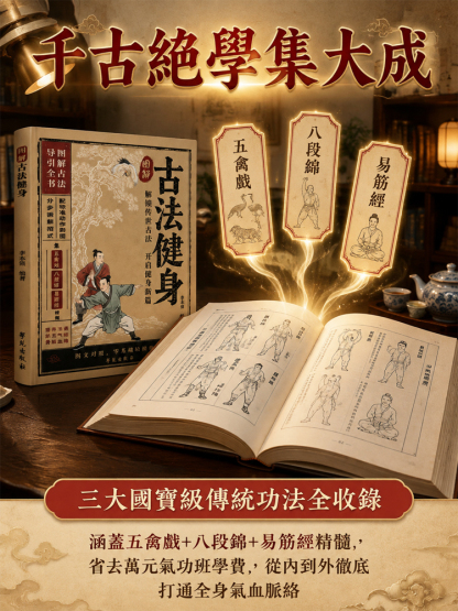 【老祖宗的保命神功】每天10分鐘，通氣血強五臟！