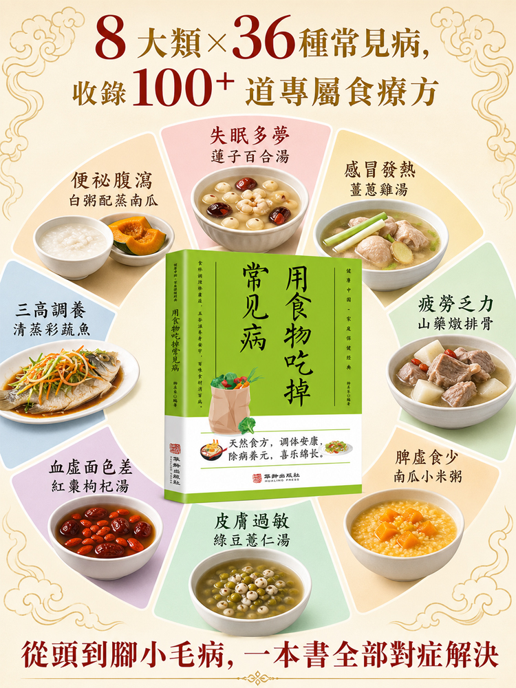 天然食方：用食物改善常見疾病