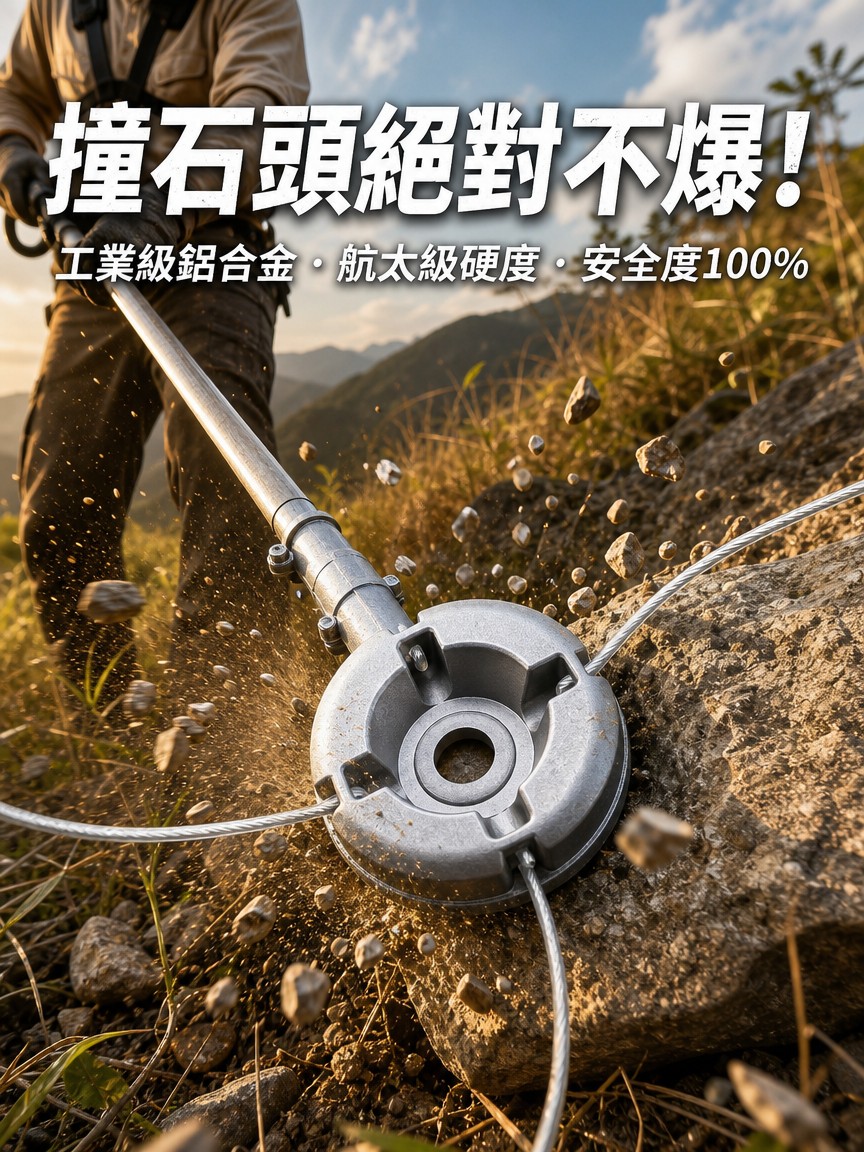 新款鋁合金割草機打草頭