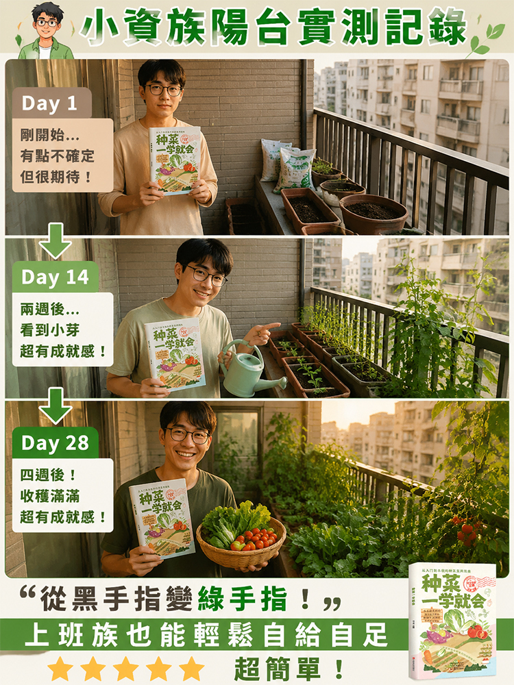 【瓜果100%成活種植寶典】種菜一學就會