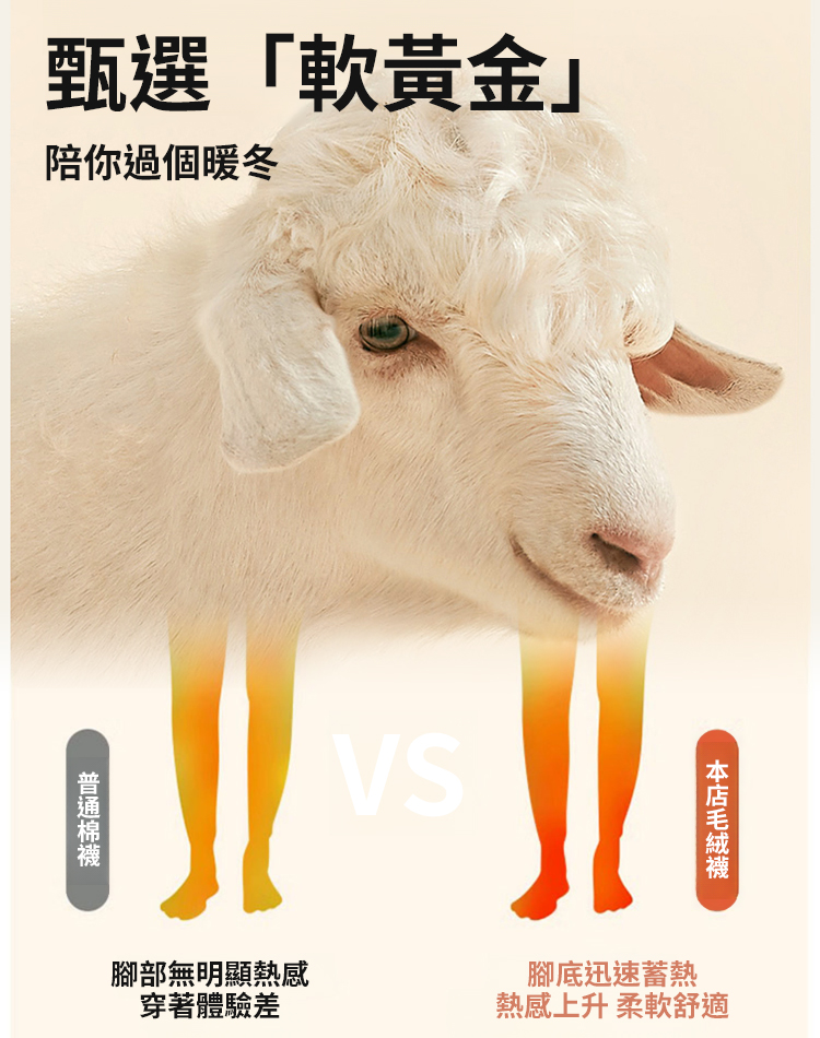 秋冬加厚高橡實男士保暖中筒襪