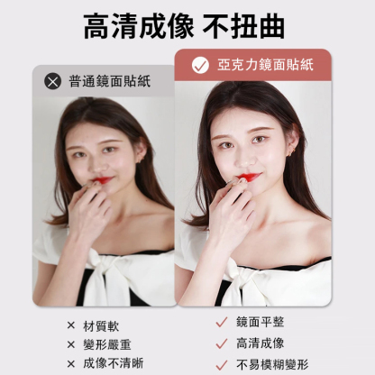 一片式亞克力軟全身鏡貼