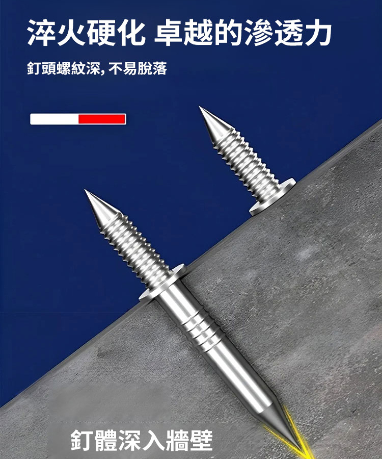 雙頭釘無痕釘