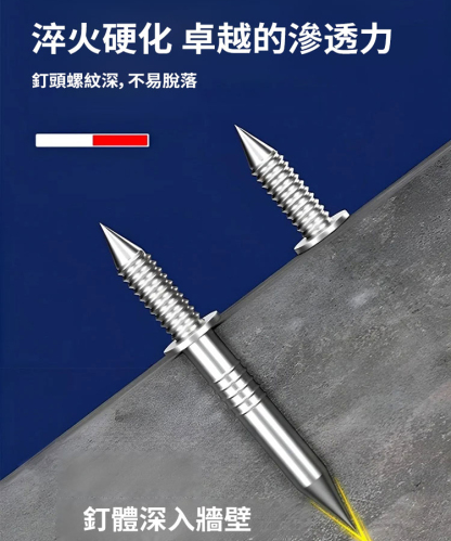 雙頭釘無痕釘