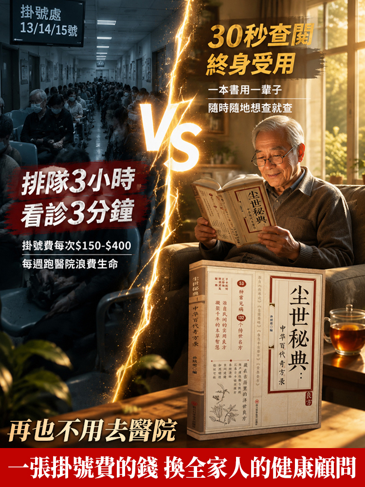 【失傳奇方】中華百代奇方錄日常病症一本包