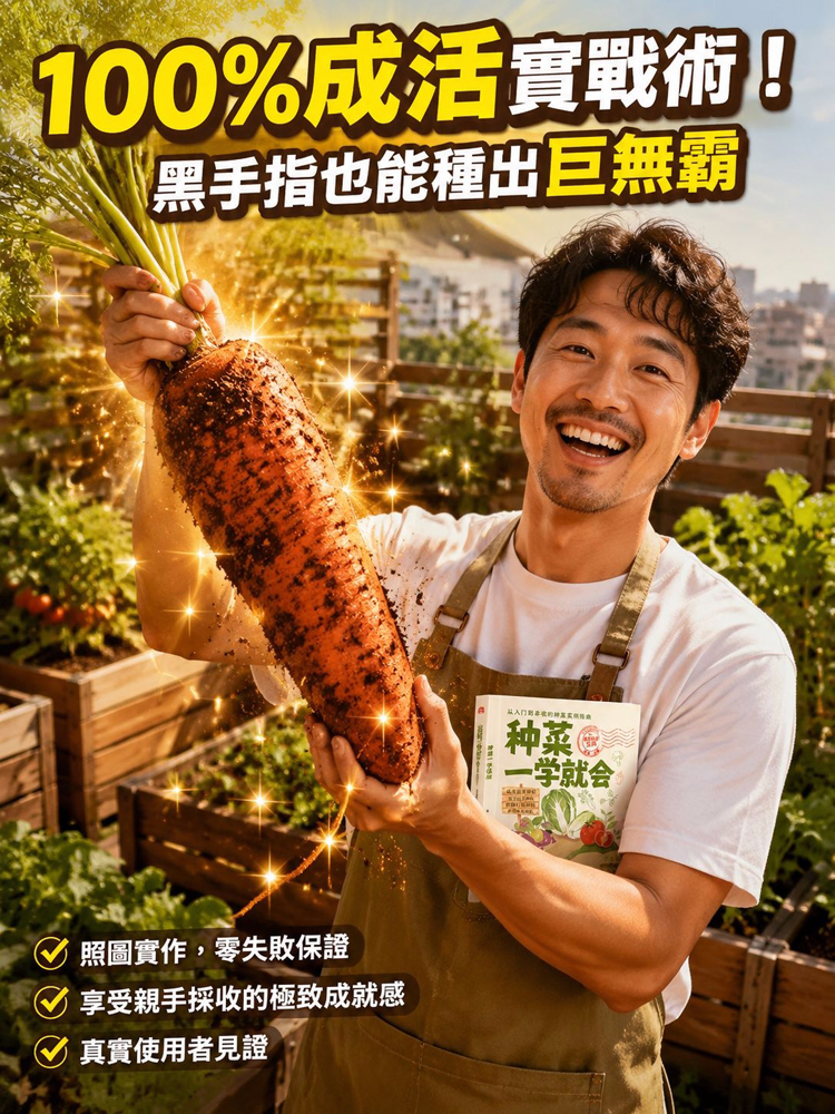 【瓜果100%成活種植寶典】種菜一學就會