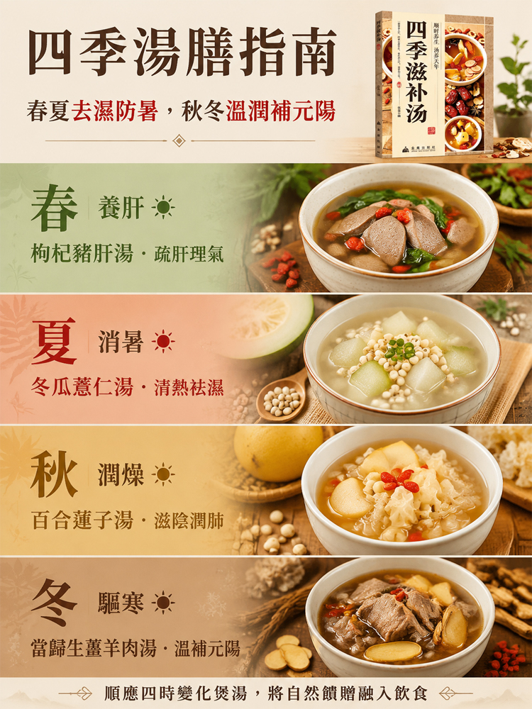 四季滋補湯書籍