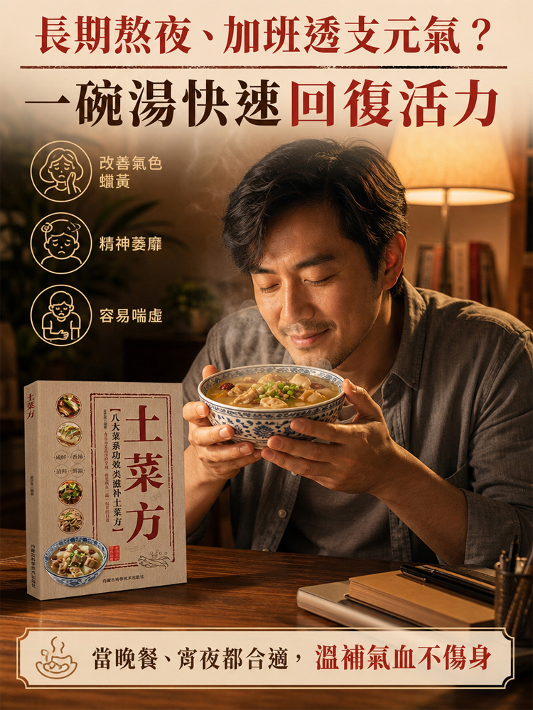 【最適合台灣人的養生秘方 】土菜方食補養生秘笈