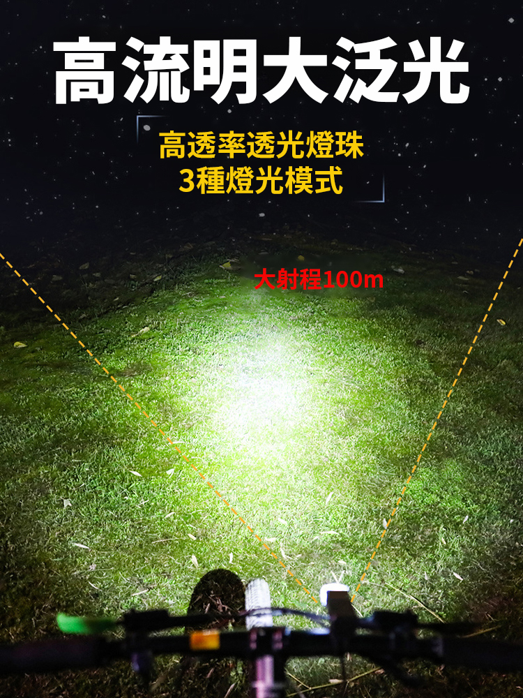 LED自行車騎行燈