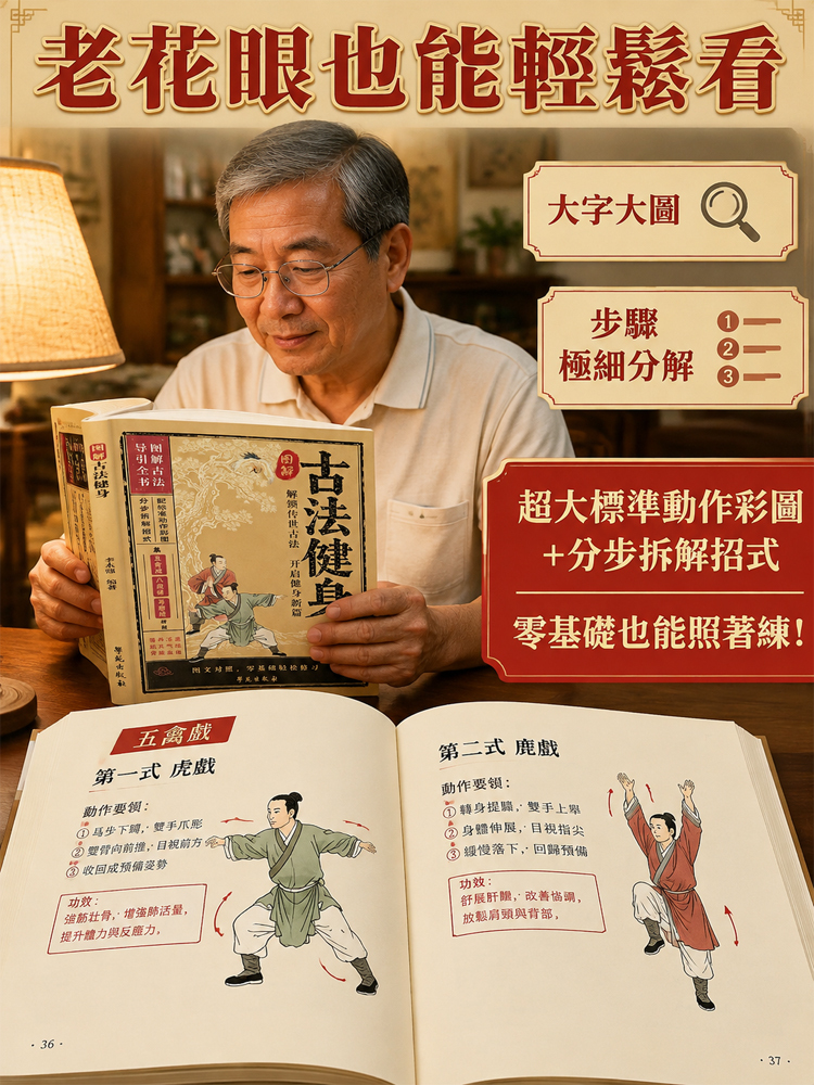 【老祖宗的保命神功】每天10分鐘，通氣血強五臟！