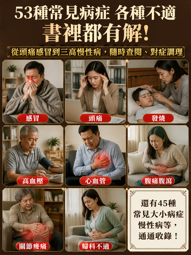 【失傳奇方】中華百代奇方錄日常病症一本包