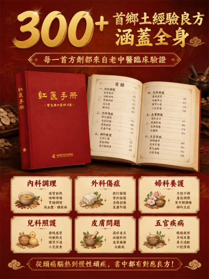 智慧傳承紅醫鄉土經驗方書籍