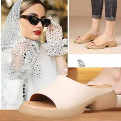 超好走足弓復古軟底休閒拖鞋