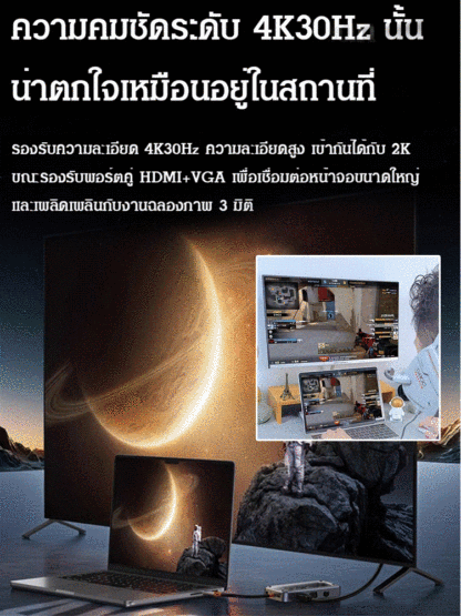 ด็อกกิ้งสเตชั่น 5 in 1 อเนกประสงค์