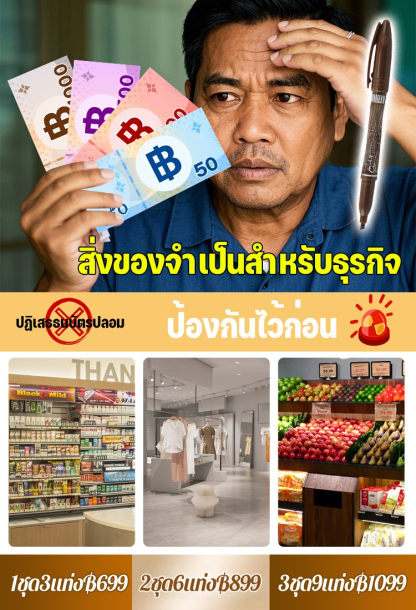 ปากกาตรวจธนบัตรปลอม