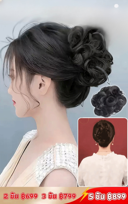 [เพิ่มวอลลุ่มผม] กิ๊บติดผมขนมจีบ