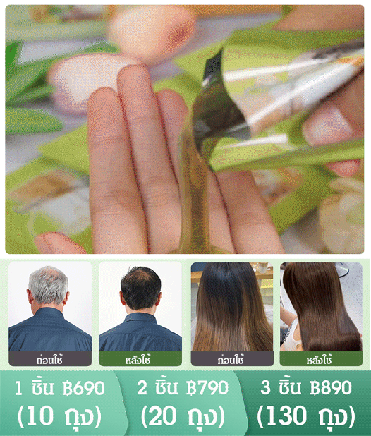 ยาย้อมผมสูตรสารสกัดจากพืช