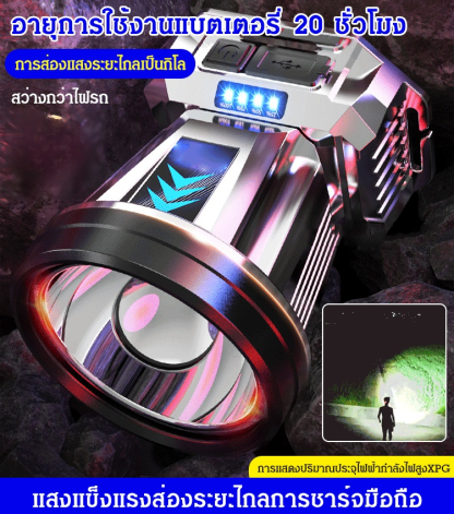 ไฟหน้าเยอรมันรุ่นใหม่ XPG กำลังสูง [สามารถใช้เป็นแหล่งจ่ายไฟมือถือได้]